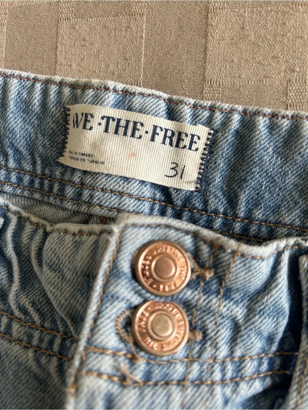 Free People We The Free Aster High Rise Straight Leg Jean